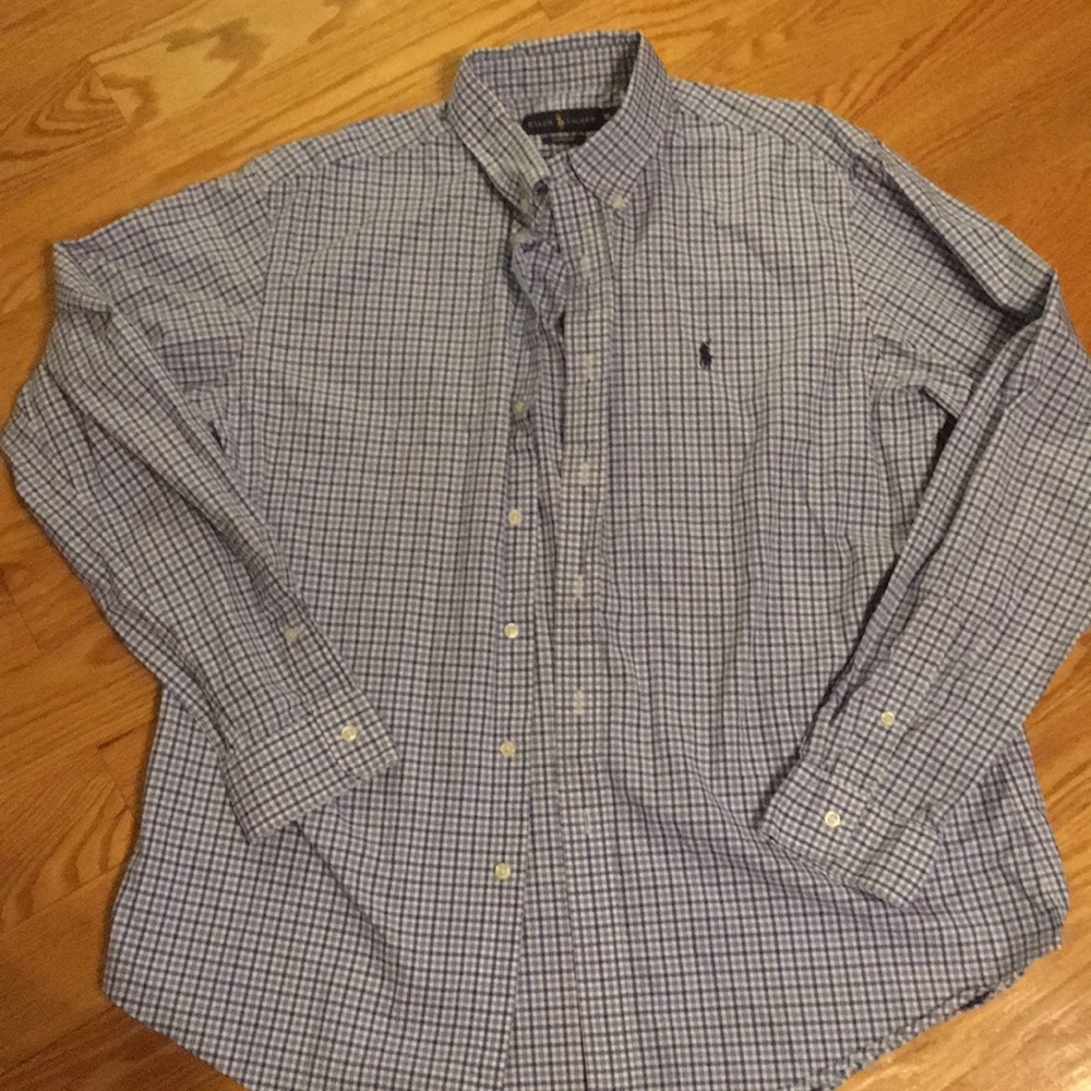 Men’s Ralph Lauren Custom Fit Long Sleeved Shirt